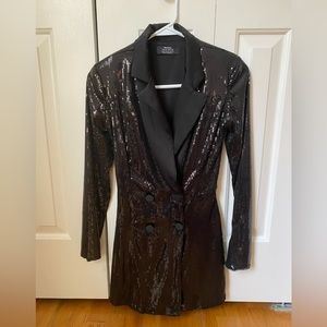 Bershka sequined play suit